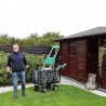 Carucior rabatabil pentru gradina, sarcina 600 kg, maner reglabil, husa 250 l