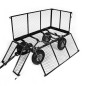 Carucior rabatabil pentru gradina, sarcina 600 kg, maner reglabil, husa 250 l Carucior rabatabil pentru gradina, sarcina 600 kg, maner reglabil, husa 250 l