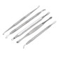 Set 5 pensete extractie puncte negre si acnee, 10 capete diferite, otel Set 5 pensete extractie puncte negre si acnee, 10 capete diferite, otel