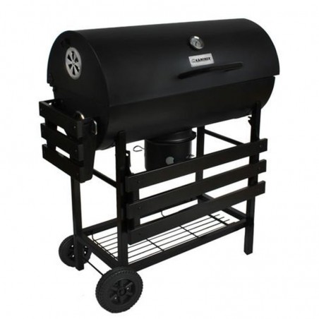 Gratar BBQ Grill pe carbuni, termometru, 2 rafturi, recipient cenusa