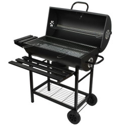 Gratar BBQ Grill pe carbuni, termometru, 2 rafturi, recipient cenusa