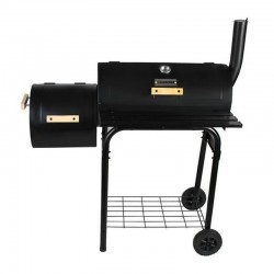 Gratar carbune BBQ smoker, grill si afumatoare, capac cu termometru