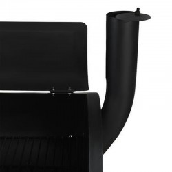 Gratar carbune BBQ smoker, grill si afumatoare, capac cu termometru