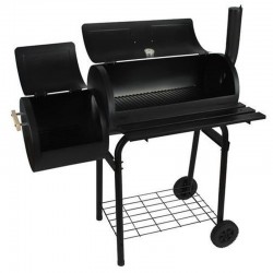 Gratar carbune BBQ smoker, grill si afumatoare, capac cu termometru