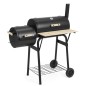 Gratar carbune BBQ smoker, grill si afumatoare, capac cu termometru