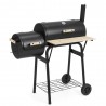 Gratar carbune BBQ smoker, grill si afumatoare, capac cu termometru