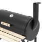 Gratar carbune BBQ smoker, grill si afumatoare, capac cu termometru