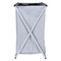 Cos pliabil pentru rufe, capacitate 130 l, 3 compartimente, suport aluminiu Cos pliabil pentru rufe, capacitate 130 l, 3 compartimente, suport aluminiu