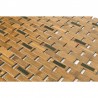 Covor baie din bambus 80x50 cm, suprafata anti-derapanta, grosime 7 mm