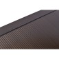 Copertina fixa policarbonata, 200x100cm, accesorii montare, culoare maro