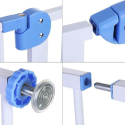 Poarta de siguranta pentru copii, latime montare 75-85 cm, inaltime 76 cm, metal, pentru trepte
