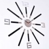 Ceas de perete DIY Bril, efect 3D, diametru 80-100 cm, design elegant