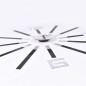 Ceas de perete DIY Bril, efect 3D, diametru 80-100 cm, design elegant