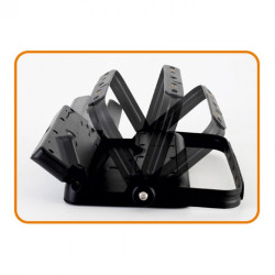 Reflector solar LED SMD 10W 1000lm, 2 moduri iluminare, senzor miscare PIR 8 m