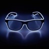 Ochelari party luminosi, fir El Wire cu 3 moduri de iluminare