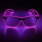 Ochelari party luminosi, fir El Wire cu 3 moduri de iluminare