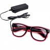 Ochelari party luminosi, fir El Wire cu 3 moduri de iluminare