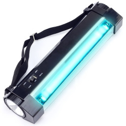 Lampa bactericida UVC 6W, portabila, sterilizare suprafete, lanterna