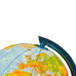 Glob pamantesc iluminat 25 cm, harta politica si fizica, cartografie detaliata