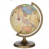 Glob geografic Travel, diametru 22 cm, harta politica, rute calatorie celebre