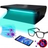 Lampa bactericida sterilizare obiecte mici, tub UVC 6W, pentru smartphone