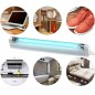 Lampa bactericida UVC Ozon 8W, suprafata sterilizare 8 mp, fixare perete, suport aluminiu Lampa bactericida UVC Ozon 8W, suprafata sterilizare 8 mp, fixare perete, suport aluminiu