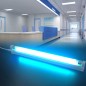 Lampa bactericida UVC Ozon 8W, suprafata sterilizare 8 mp, fixare perete, suport aluminiu Lampa bactericida UVC Ozon 8W, suprafata sterilizare 8 mp, fixare perete, suport aluminiu