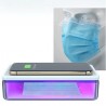 Sterilizator UVC bactericid 15W, de uz universal pentru obiecte mici, tip cutie cu incarcator wireless smartphone, 18.2x10x4 cm