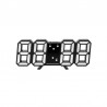 Ceas digital LED, termometru, data, functie alarma, fixare perete, 12/24h