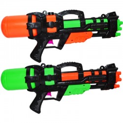 Pistol mitraliera cu apa, rezervor detasabil 1.7 l, lungime 40 cm, multicolor