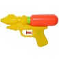 Pistol cu apa, actionare manuala, plastic, 17x10x3.5 cm, galben