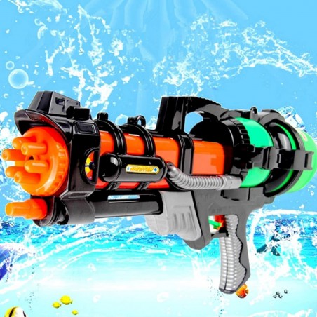 Pistol mitraliera cu apa, rezervor detasabil 1.7 l, lungime 40 cm, multicolor