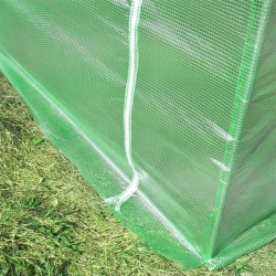 Solar tip tunel pentru gradina 4.5x3x2 m, ferestre, 2 intrari, sera 13.5 mp cadru otel