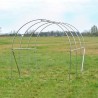 Solar tip tunel pentru gradina 4.5x3x2 m, ferestre, 2 intrari, sera 13.5 mp cadru otel