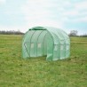 Solar tip tunel pentru gradina 4.5x3x2 m, ferestre, 2 intrari, sera 13.5 mp cadru otel