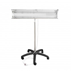 Lampa bactericida UVC portabila 2x30W, orientabila 140 grade, reflector, stativ 100-190 cm