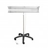 Lampa bactericida UVC portabila 2x30W, orientabila 140 grade, reflector, stativ 100-190 cm