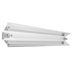 Lampa bactericida orientabila UVC 30W, cu reflector, rotire 140 grade, tub quartz, fixare perete