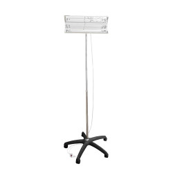 Lampa bactericida UVC 15W cu stativ, portabila, orientabila cu reflector, sterilizare, inaltime ajustabila