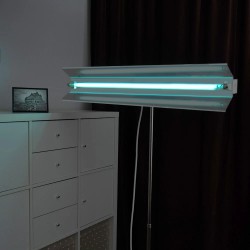 Lampa bactericida UVC 55W, orientabila, stativ mobil, inaltime reglabila 100-190 cm, sterilizare