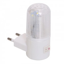 Lampa de veghe alimentare priza, LED, intrerupator, ABS