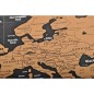 Harta lumii razuibila, 82x59 cm, text cartografie limba engleza, drapeluri