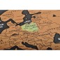 Harta lumii razuibila, 82x59 cm, text cartografie limba engleza, drapeluri