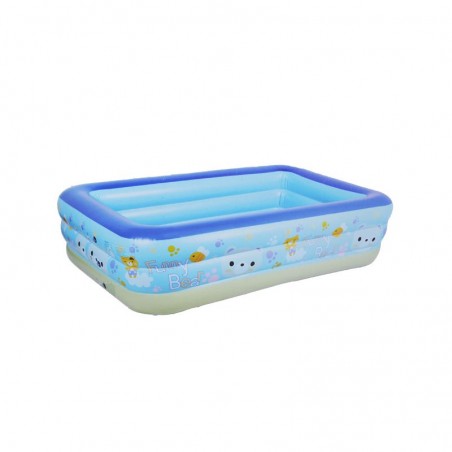 Piscina gonflabila Funny Bear 210x150x60cm, forma dreptunghiulara, pentru copii
