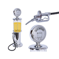 Dozator dublu gradat tip robinet pistol, capacitate 900 ml, argintiu
