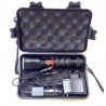 Lanterna CREE LED SMD 10W cu Zoom reglabil, 2000 lm, raza 300 m, incarcator auto, aluminiu, stroboscop