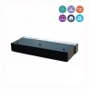 Lampa bactericida UVC slim 55W, economica, cu grila, dezinfectare aer, fixare perete, Biocomp