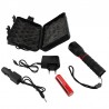 Lanterna CREE LED SMD 10W cu Zoom reglabil, 2000 lm, raza 300 m, incarcator auto, aluminiu, stroboscop
