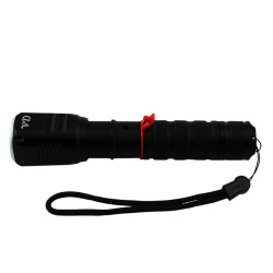 Lanterna CREE LED SMD 10W cu Zoom reglabil, 2000 lm, raza 300 m, incarcator auto, aluminiu, stroboscop