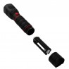 Lanterna CREE LED SMD 10W cu Zoom reglabil, 2000 lm, raza 300 m, incarcator auto, aluminiu, stroboscop